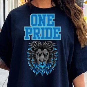 Detroit Football Team One Pride Football T-shirt, Every Day Oversized Shirt